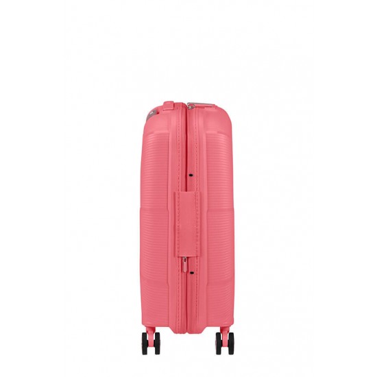 American Tourister STARVIBE négykerekű coral színű kabinbőrönd 146370-A039