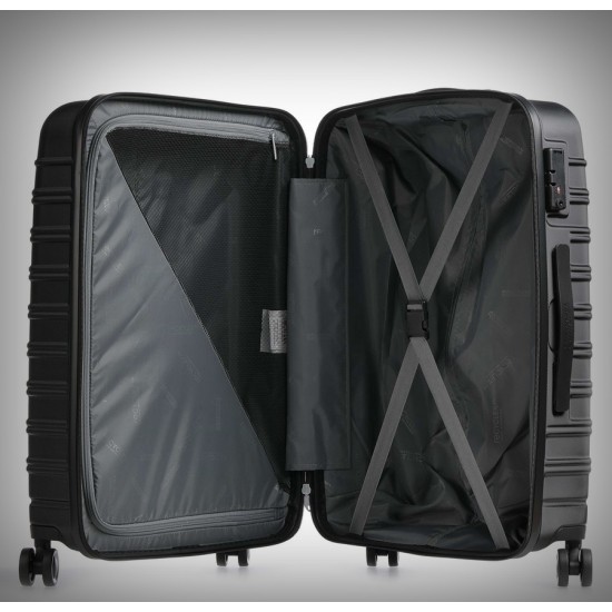 American Tourister ACTIVAIR négykerekű fekete kabinbőrönd